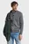 Чоловічий сірий кардиган CASUAL COTTON ZIP