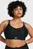 Жіночий чорний топ UA Infinity Mid 2.0 Rib Bra