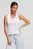 Жіноча біла майка LOGO RIB TANK TOP