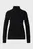 Жіночий чорний вовняний гольф ROLLNECK