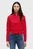 Женская красная кофта SLIM S FLAG 1/4 ZIP MOCKNECK