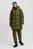 Мужская оливковая куртка regular long puffer