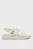 Жіночі білі шкіряні сандалі FLAT SANDAL EYELET