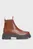 Женские коричневые челси COMBAT LEATHER LOW CHELSEA