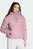 Жіноча рожева куртка Essentials CLIMAWARM 3-Stripes Synthetic Down Hooded