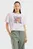 Жіноча біла футболка GRAFFITI CROP TEE