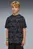 Дитяча чорна футболка з візерунком Essentials Relaxed Tie-Dye Tee Youth