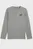Чоловічий сірий лонгслів Essentials No. 1 Logo Long Sleeve Tee Men