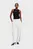 Жіночі білі брюки contrast panel tailored pants