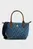 Жіноча синя джинсова сумка з візерунком POPETTE MINI TOTE