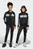 Детский черный спортивный костюм Seasonal Essentials Tiberio 3-Stripes Kids