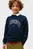 Детский темно-синий свитшот VARSITY RAISED PRINT