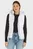 Женский белый жилет TJW BASIC HOODED VEST
