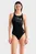 Жіночий чорний купальник FLOWING SWIMSUIT V BACK