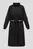 Женский черный плащ 2в1 KLJ TRANSFORMABLE COAT