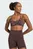 Жіночий коричневий топ з візерунком Optime Leopard Strappy Light Support