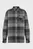 Мужская серая рубашка в клетку The Club Box Fit Flannel Shirt