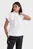 Женская белая блуза SHORT-SLEEVED RUFFLE