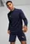 Чоловічий темно-синій лонгслів teamFINAL Quarter-Zip Men's Football Training Jacket