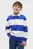 Детское поло в полоску SLUB RUGBY STRIPE POLO LS