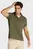 Мужское оливковое поло HIDDEN PLACKET