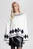 Жіночий білий джемпер FAIRISLE OVERSIZED
