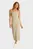 Жіноча бежева сукня LOGO ELASTIC STRAPPY DRESS