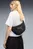 Женская черная сумка BASE 3L Half Moon Bag