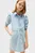 Детское голубое джинсовое платье DENIM PUFF SLEEVE