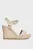 Женские бежевые босоножки SEASONAL WEBBING WEDGE