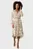 Женское бежевое платье с узором Graphic dress