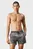 Мужские черные плавательные шорты с узором MEDIUM DRAWSTRING-PLACED
