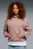 Женское пудровое худи HER Oversized Hoodie Women
