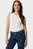 Женский белый топ LILY Classic ajour tanktop
