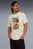Чоловіча бежева футболка Graphic Cat Relaxed Tee Men