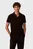 Чоловіче чорне поло SLIM STRETCH