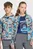Детская серая спортивная кофта с узором Adidas Minecraft Terrex CLIMAWARM Full-zip Fleece