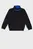 Дитячий чорний гольф TURTLENECK RELAXED MONO SWEATER