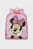 Дитячий рожевий рюкзак з візерунком MINNIE FLOWER POWER