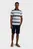 Чоловіче біле поло у смужку