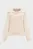 Женский белый пуловер CO CARDI STITCH OPEN POLO SWT LS