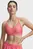 Женский розовый топ UA Crossback Low Bra