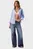 Женские синие джинсы THE WIDE LEG