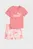Дитячий рожевий комплект одягу (футболка, шорти) Essentials Tie-dye Tee and Shorts Set Toddlers