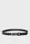 Жіночий чорний шкіряний ремінь SQUARE