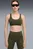 Жіночий оливковий топ CLOUDSPUN Training Bra Women