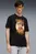Мужская черная футболка Graphic Cat Relaxed Tee Men