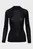 Женский черный шерстяной термореглан MERINO WARM