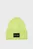Мужская салатовая шапка FINE COTTON RIB BEANIE