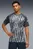 Чоловіча темно-сіра футболка у смужку individualLIGA Graphic Football Jersey Men